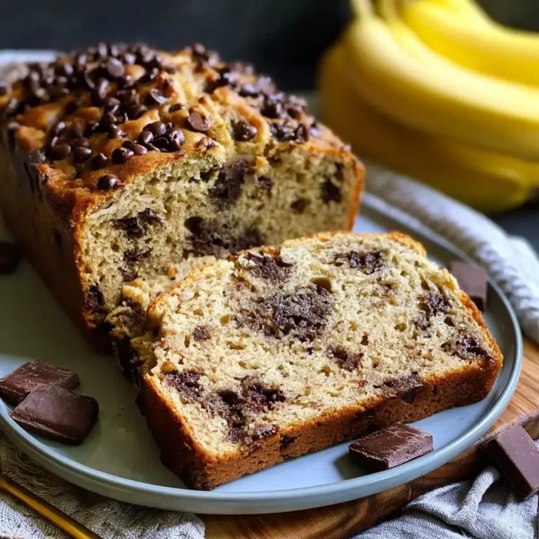 Schokoladenstückchen Bananenbrot
