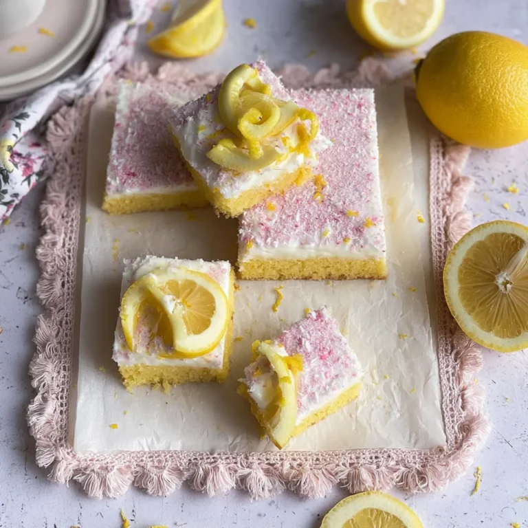 Zitronen Joghurt Blechkuchen
