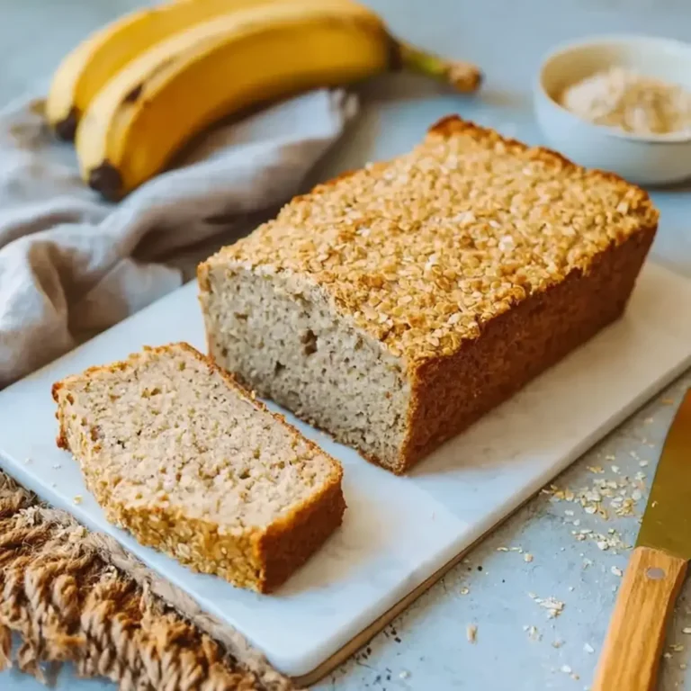 Bananenbrot mit Haferflocken
