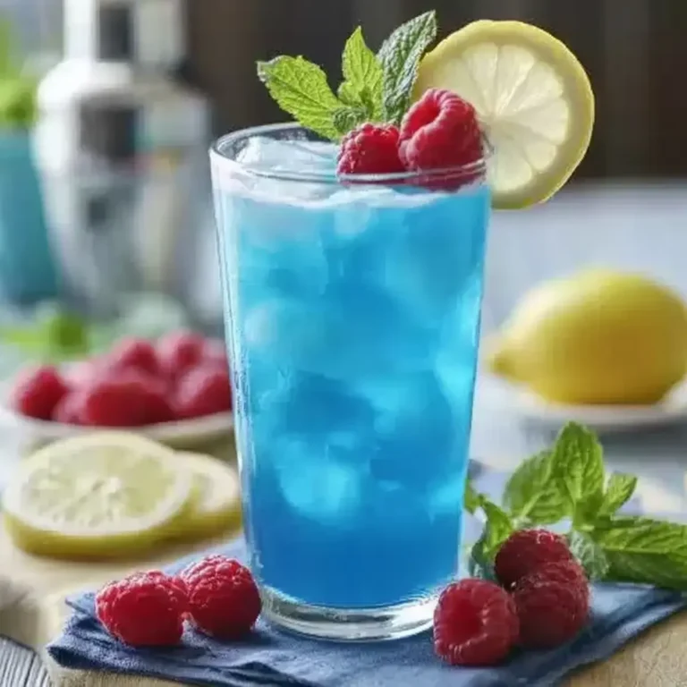 Blaue Himbeer Limonade