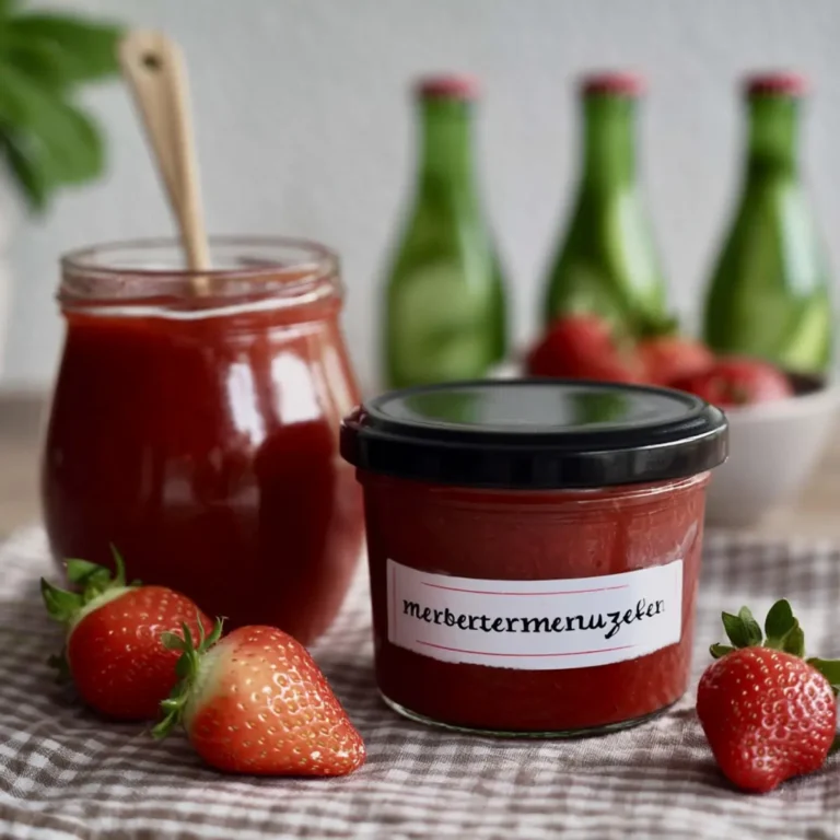 Erdbeermarmelade ohne Zucker