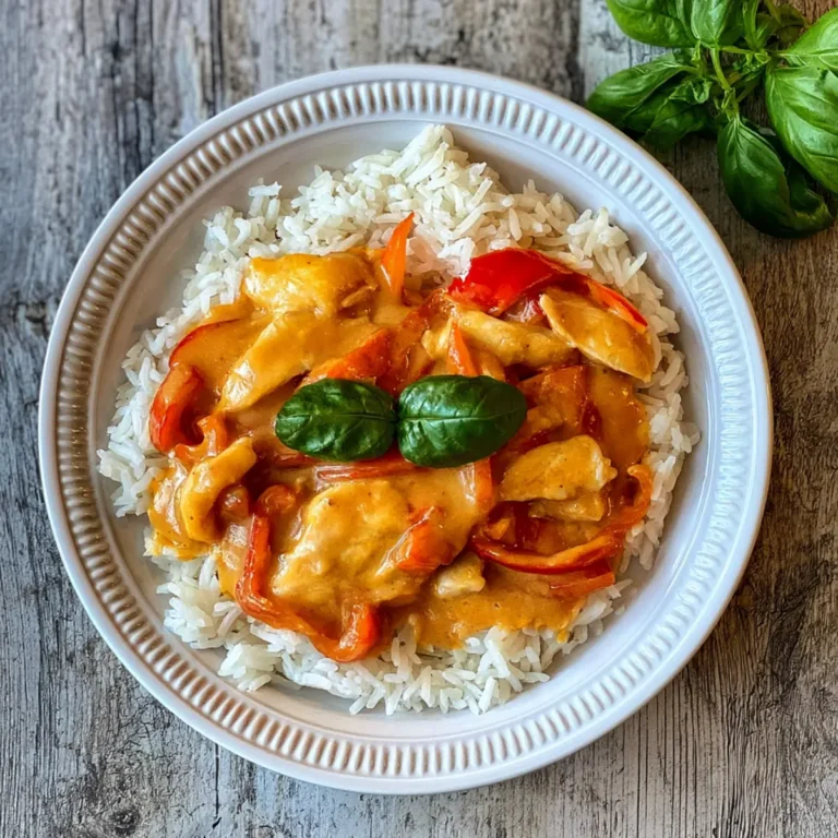 Hähnchengeschnetzeltes mit Paprika