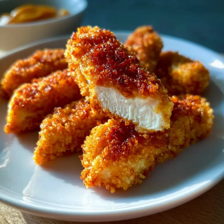 Knusprige Panko Hähnchenstreifen