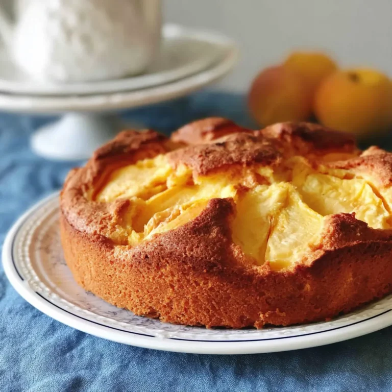 Pfirsichkuchen