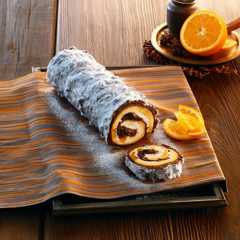 Schoko Orangen Rolle