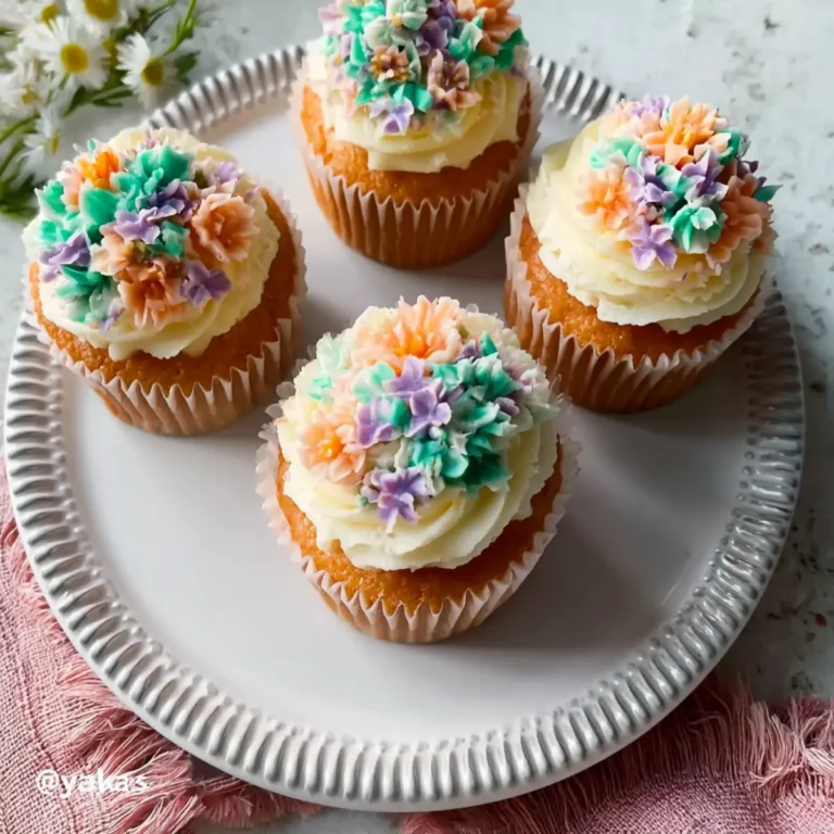Wildblumen Cupcakes