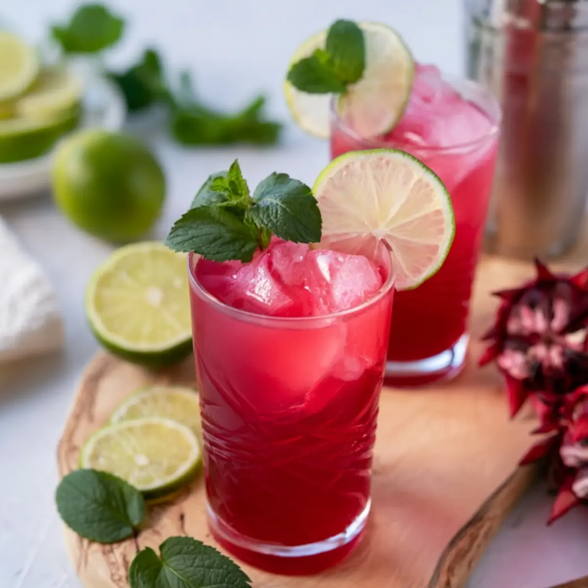 Hibiskus Mocktail