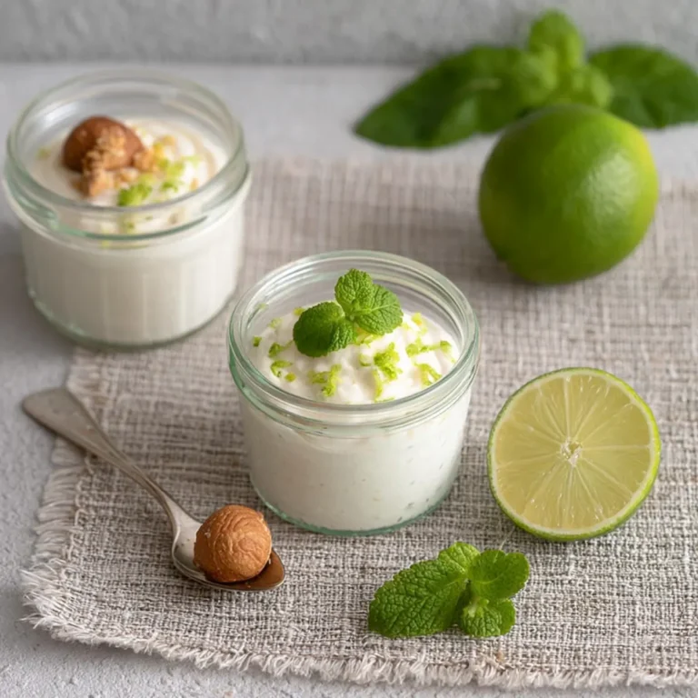 Joghurt Limetten Mousse