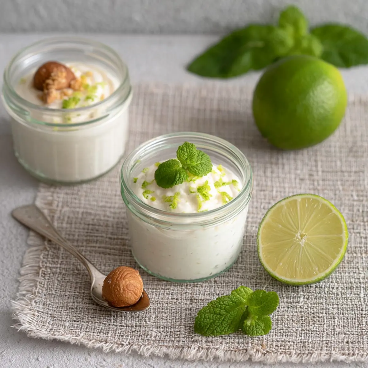 Joghurt Limetten Mousse