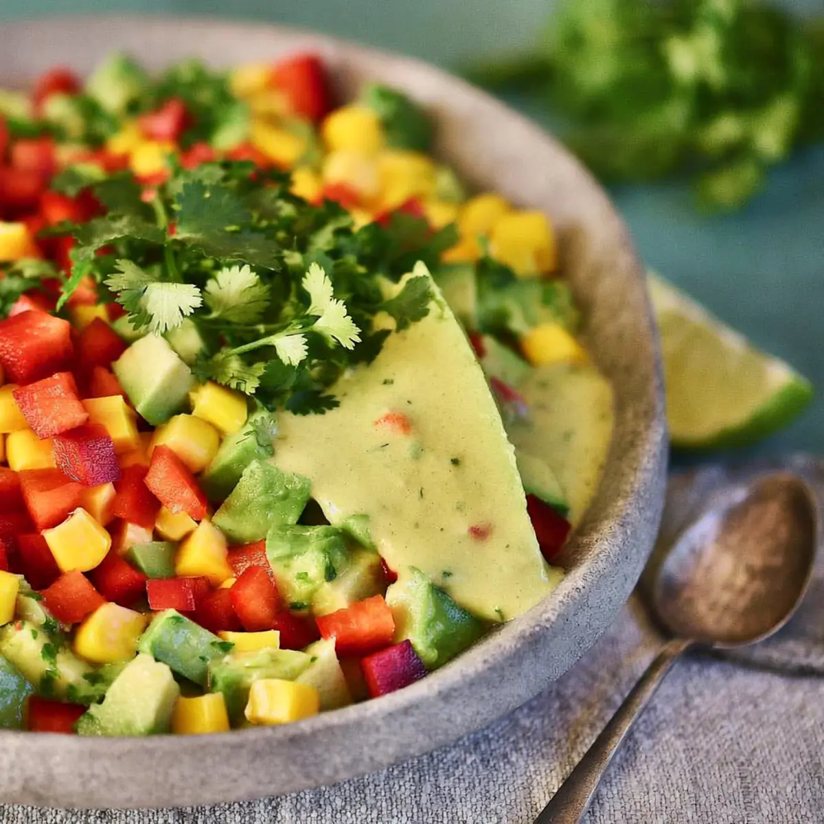 Mexikanischer Avocado Maissalat