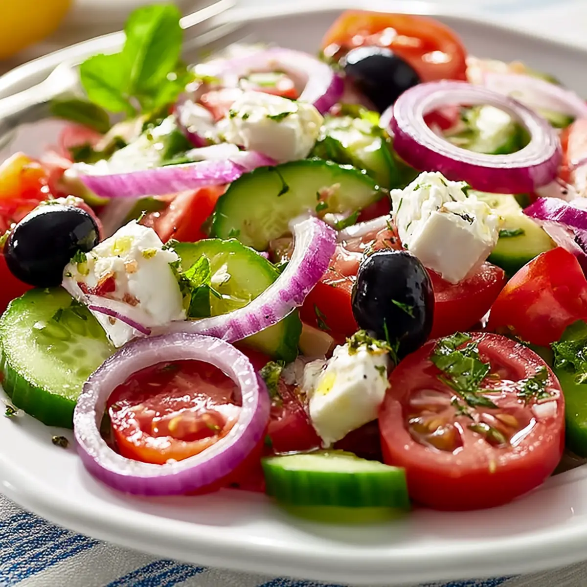 Traditioneller griechischer Salat